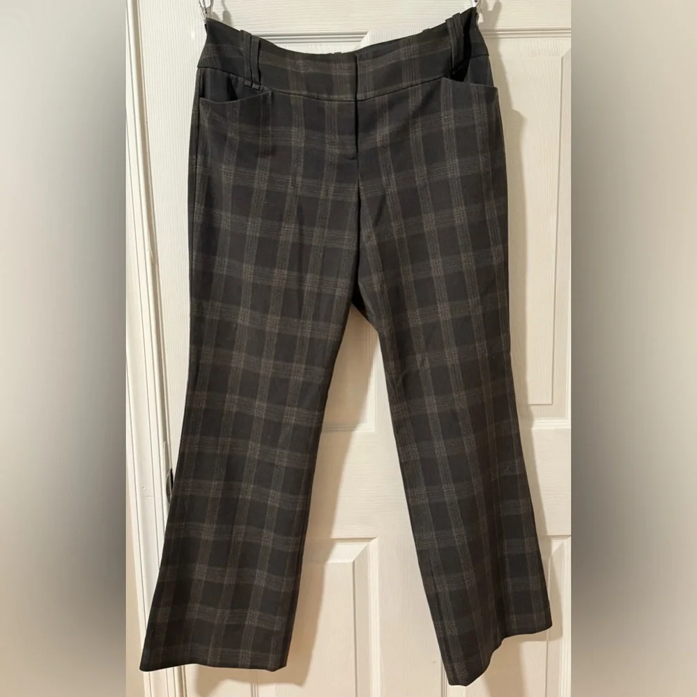 Gently Worn The Limited Charcoal Checkered Trousers - Picture 1 of 3